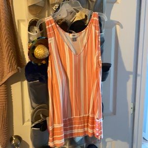 old navy super cute striped tank top